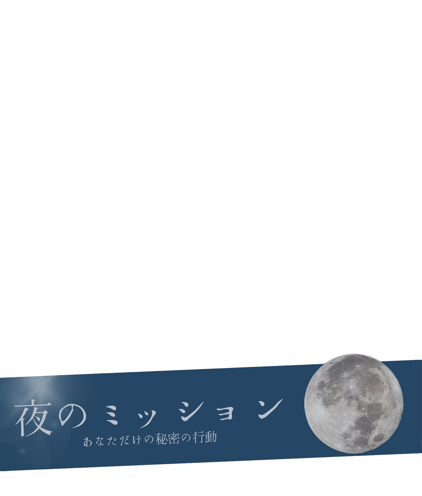 夜のミッション、あなただけの秘密の行動